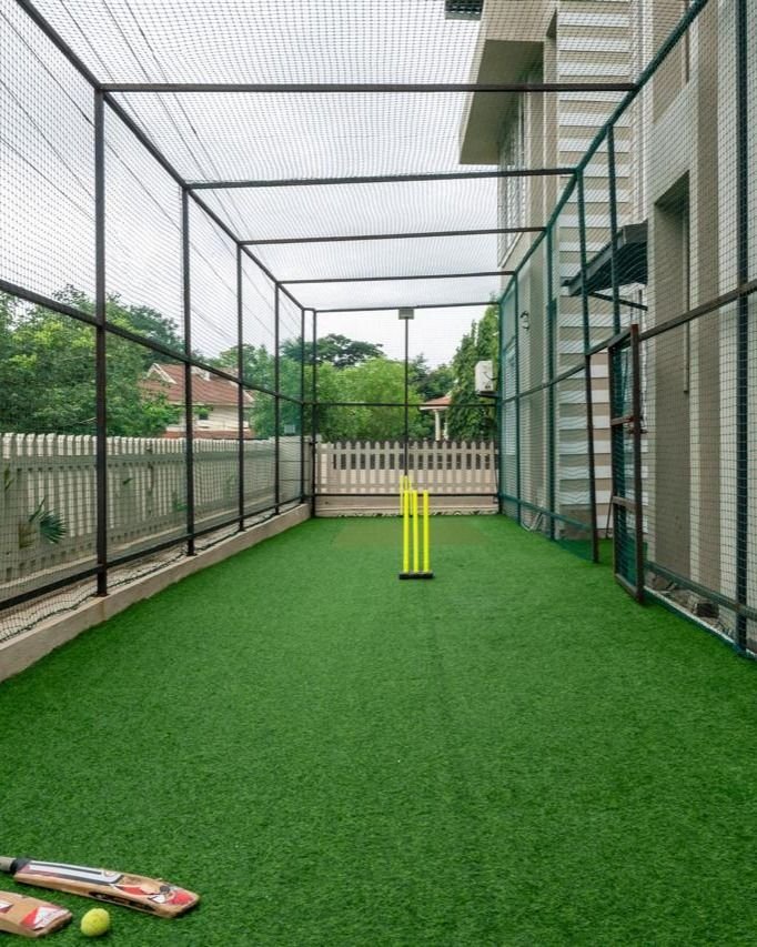 Cricket Practice Net Setup