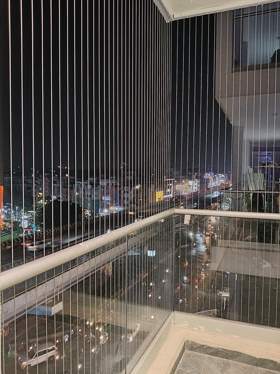 Balcony Invisible Grills Installation